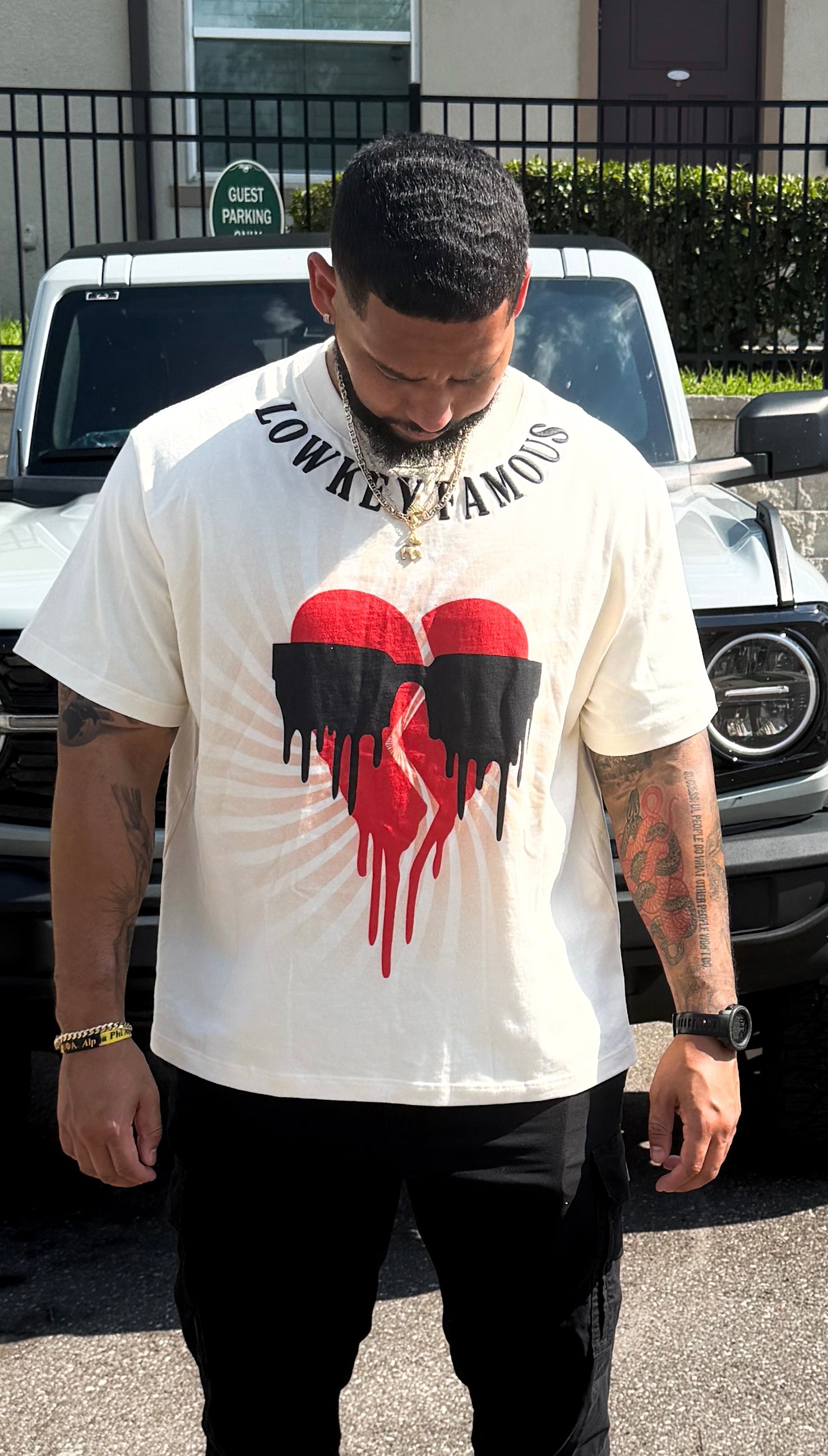 Lowkey Famous Sail/Cream T-Shirt (Copy)