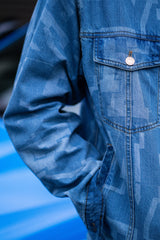 MYFA Light Denim Wash Trucker Jacket