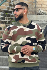 Premium Camo Crewneck Sweater