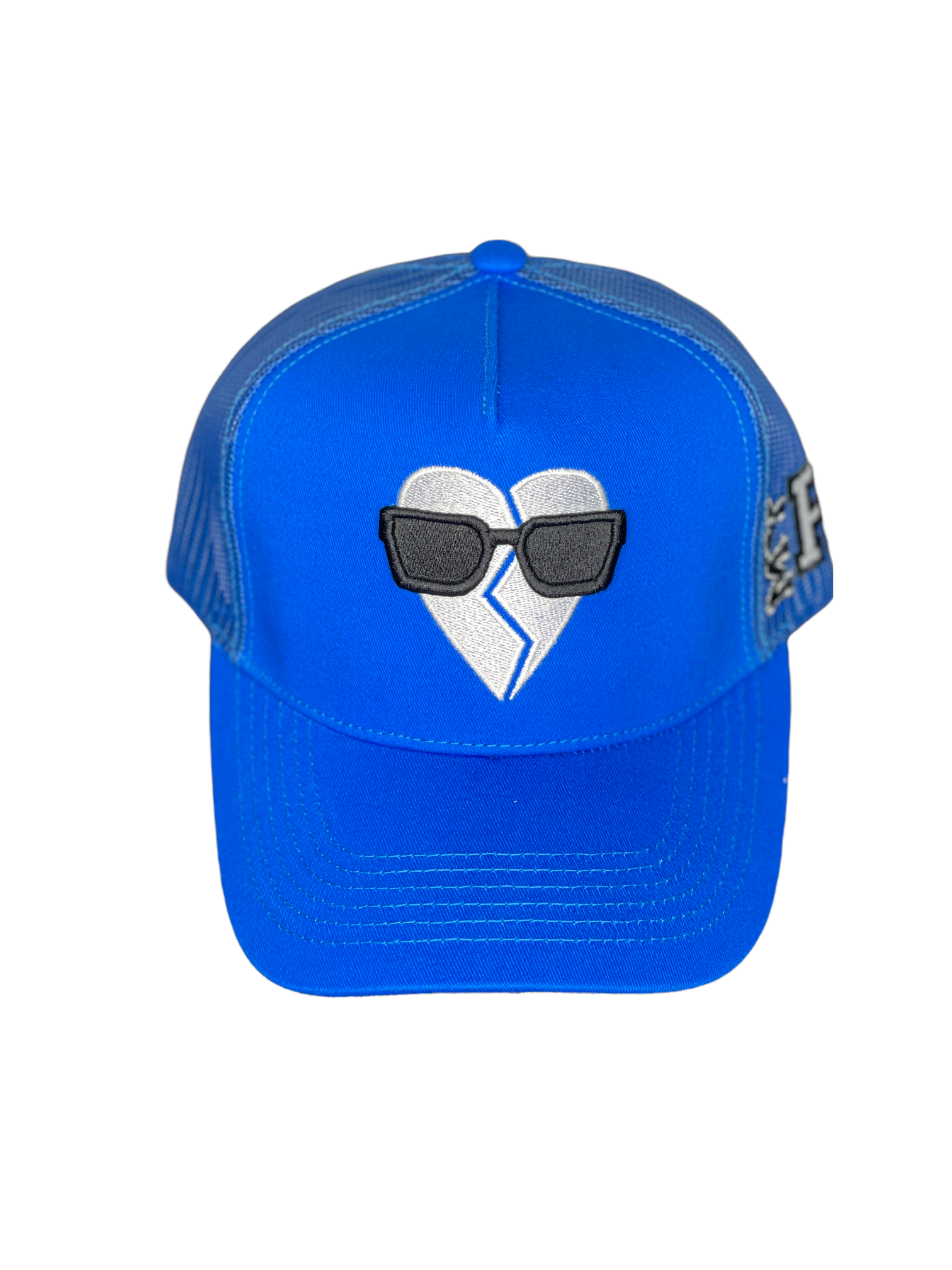 MYFA SnapBack Trucker Hat: Royal Blue/White Logo